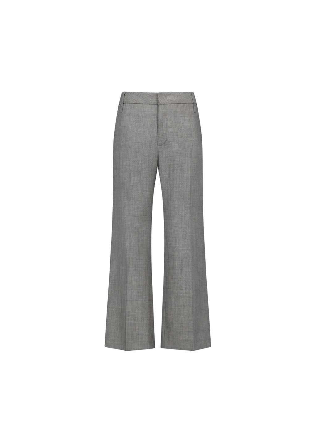 men's wool flared pants, grey beige
