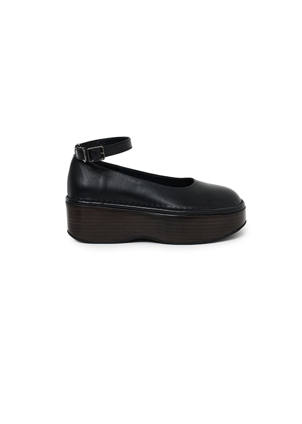 platform flats, black