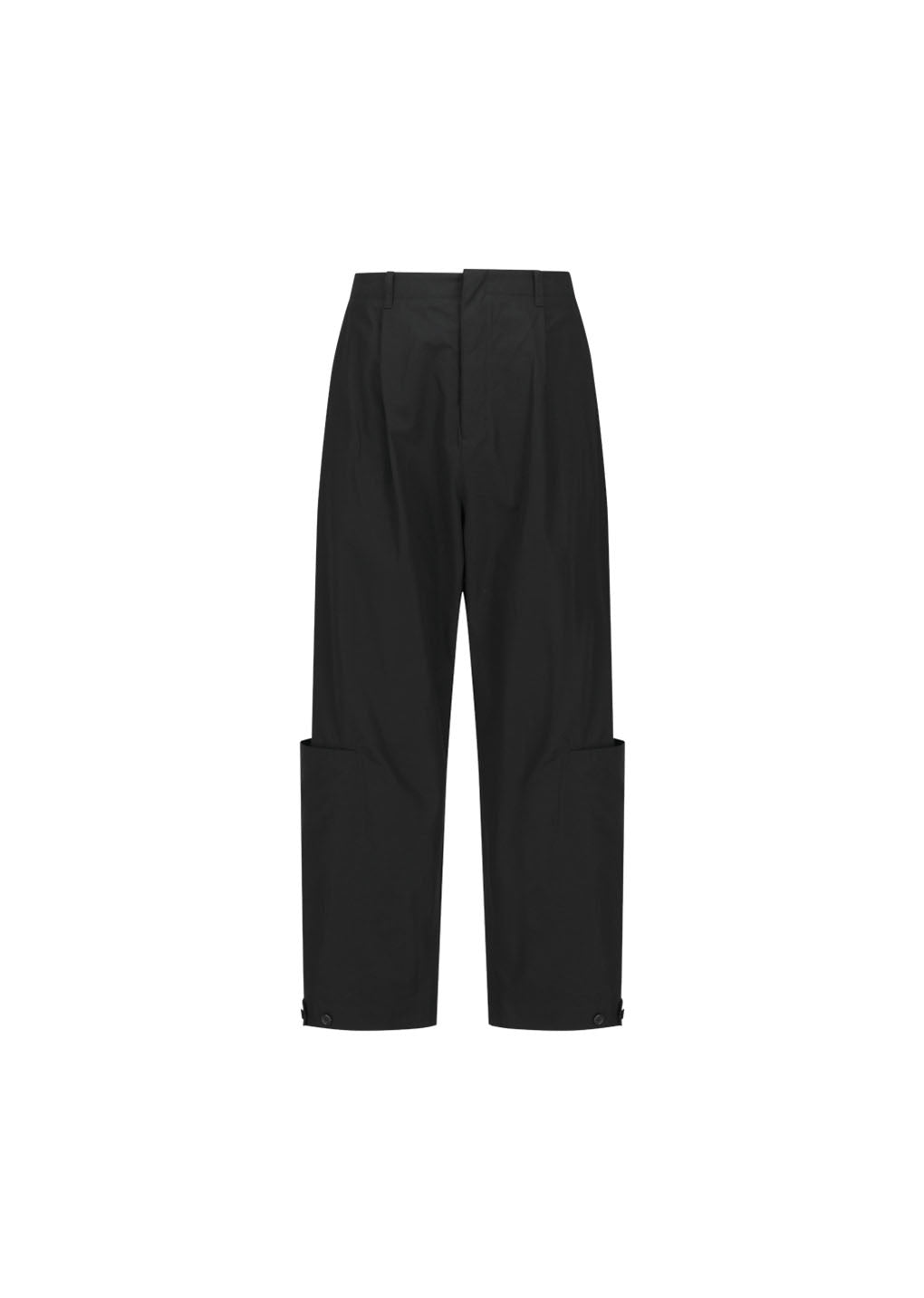 pocket banding pants, black