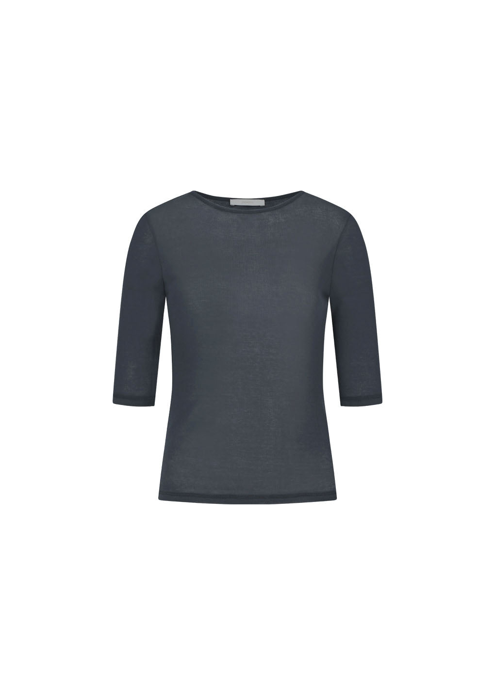 round short sleeve t-shirt, charcoal