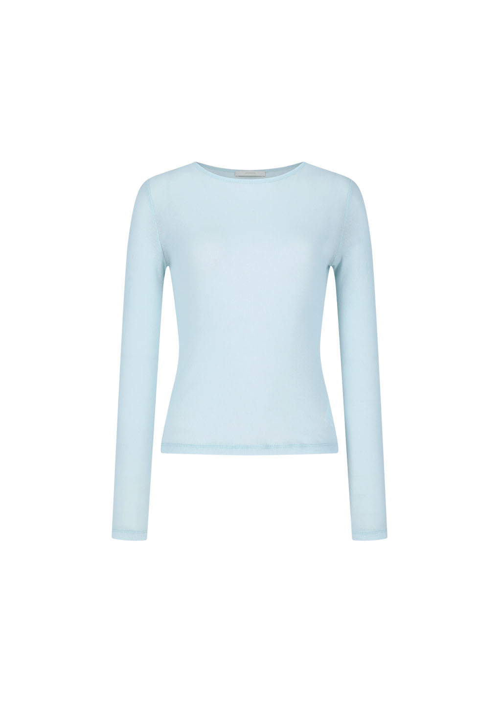 round t-shirt, light blue