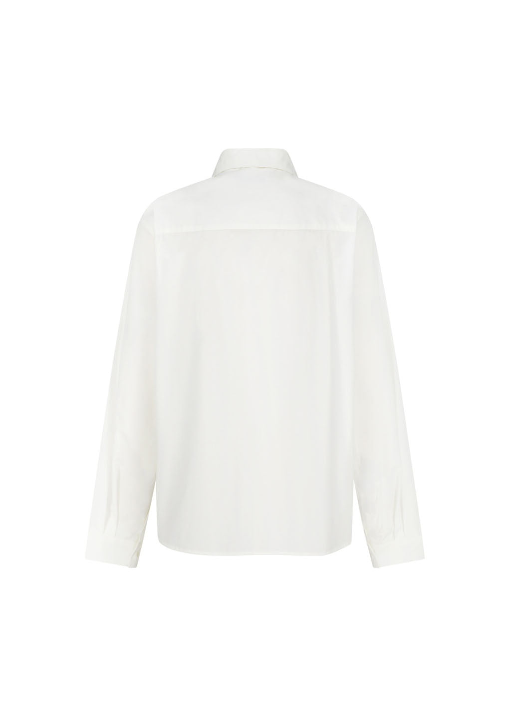 basic pocket shirt, ivory