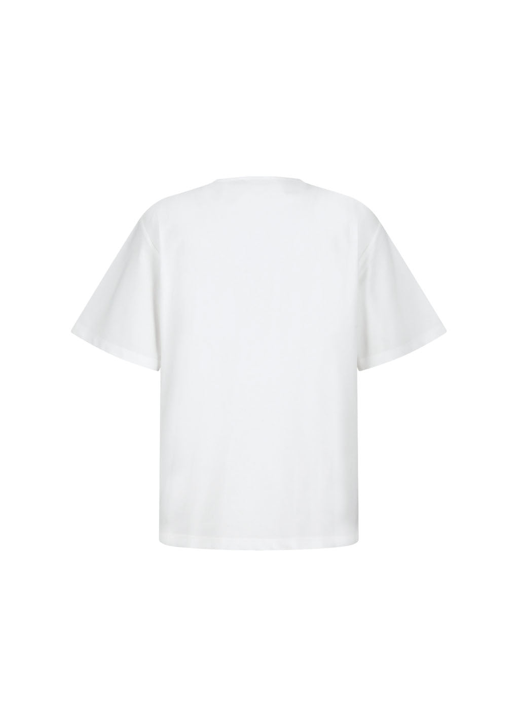 boat neck t-shirt, white