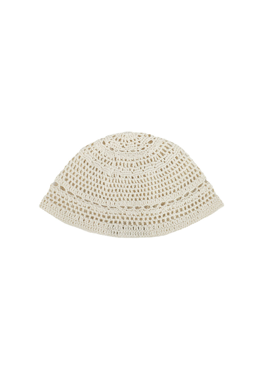 crochet beanie, beige