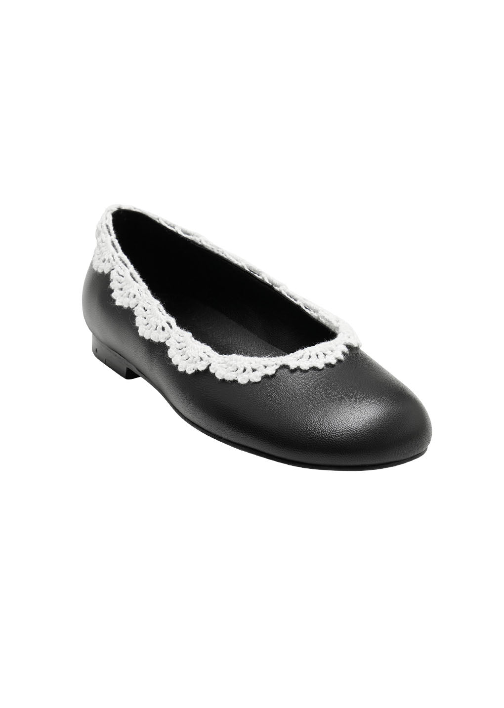 crochet lace flats, mix