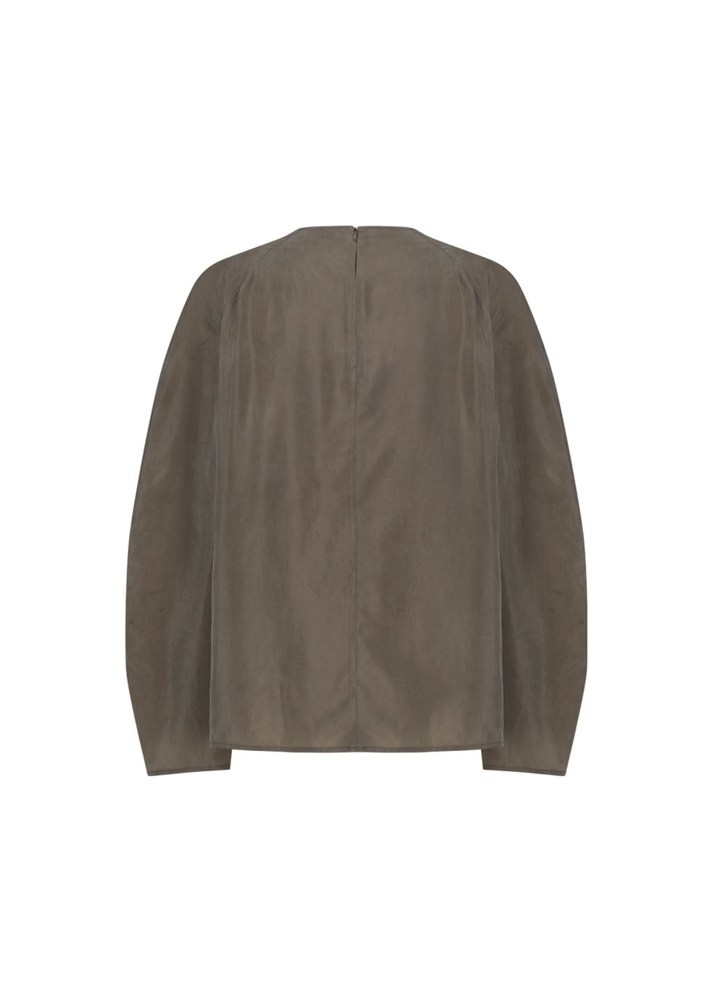 men's raglan cupro top, khaki