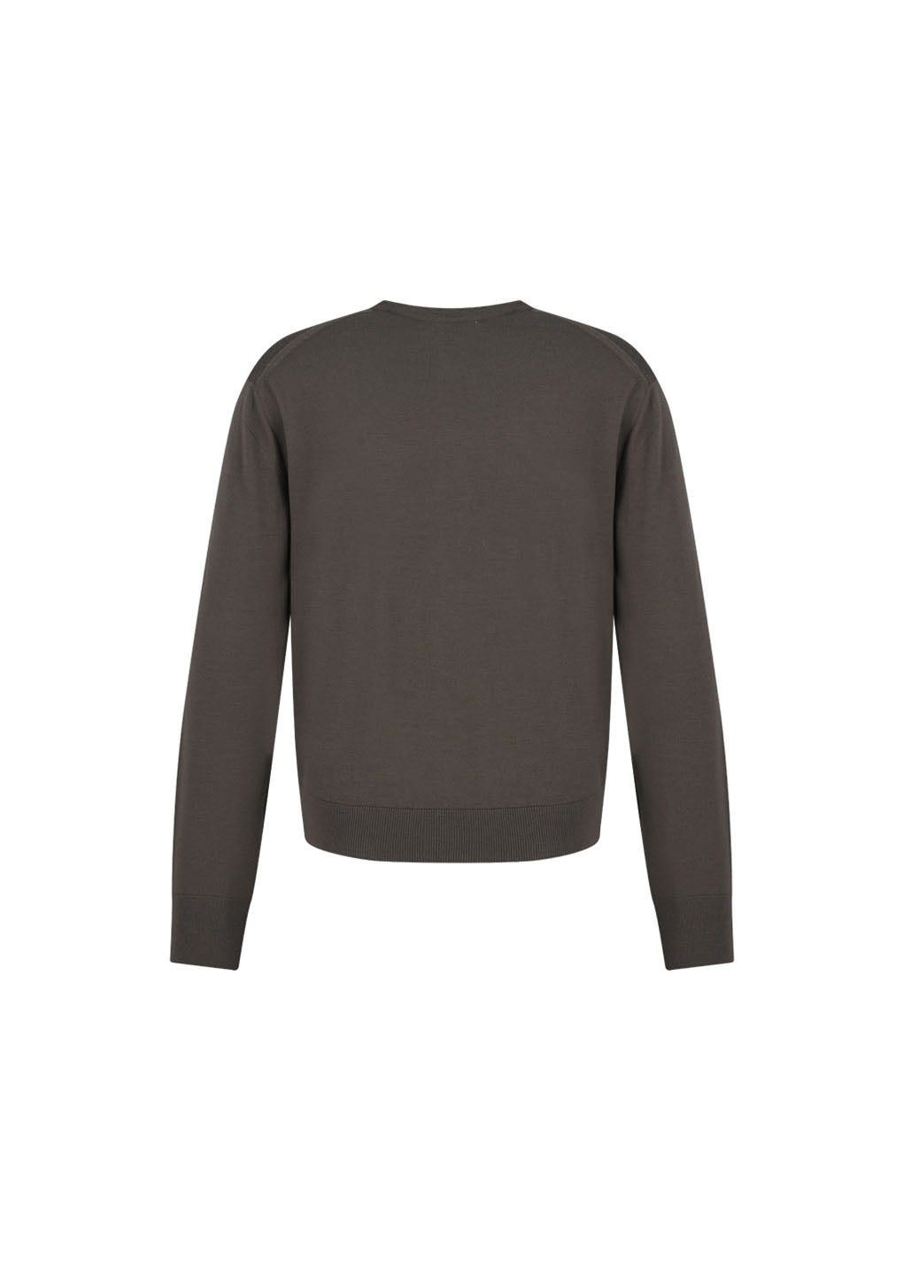 men's wool cardigan, brown