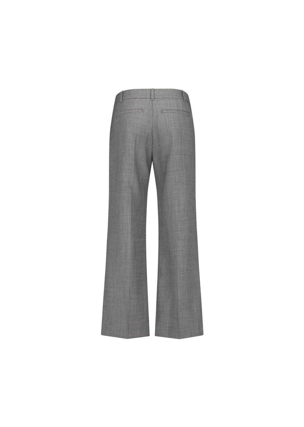 men's wool flared pants, grey beige