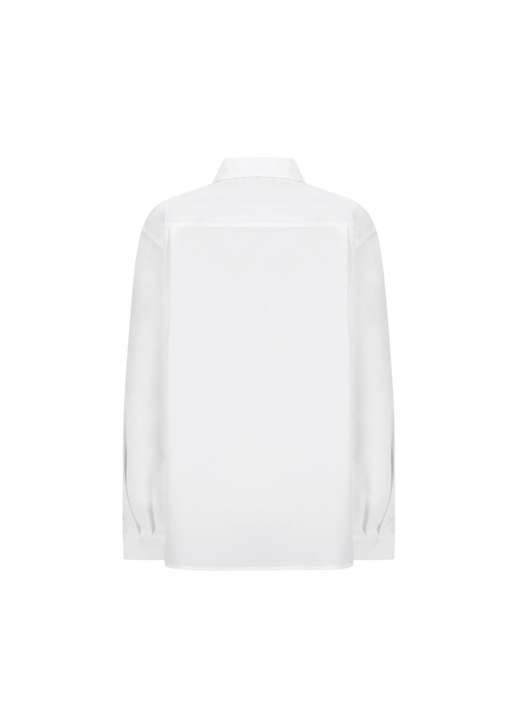 pleated shirt, white