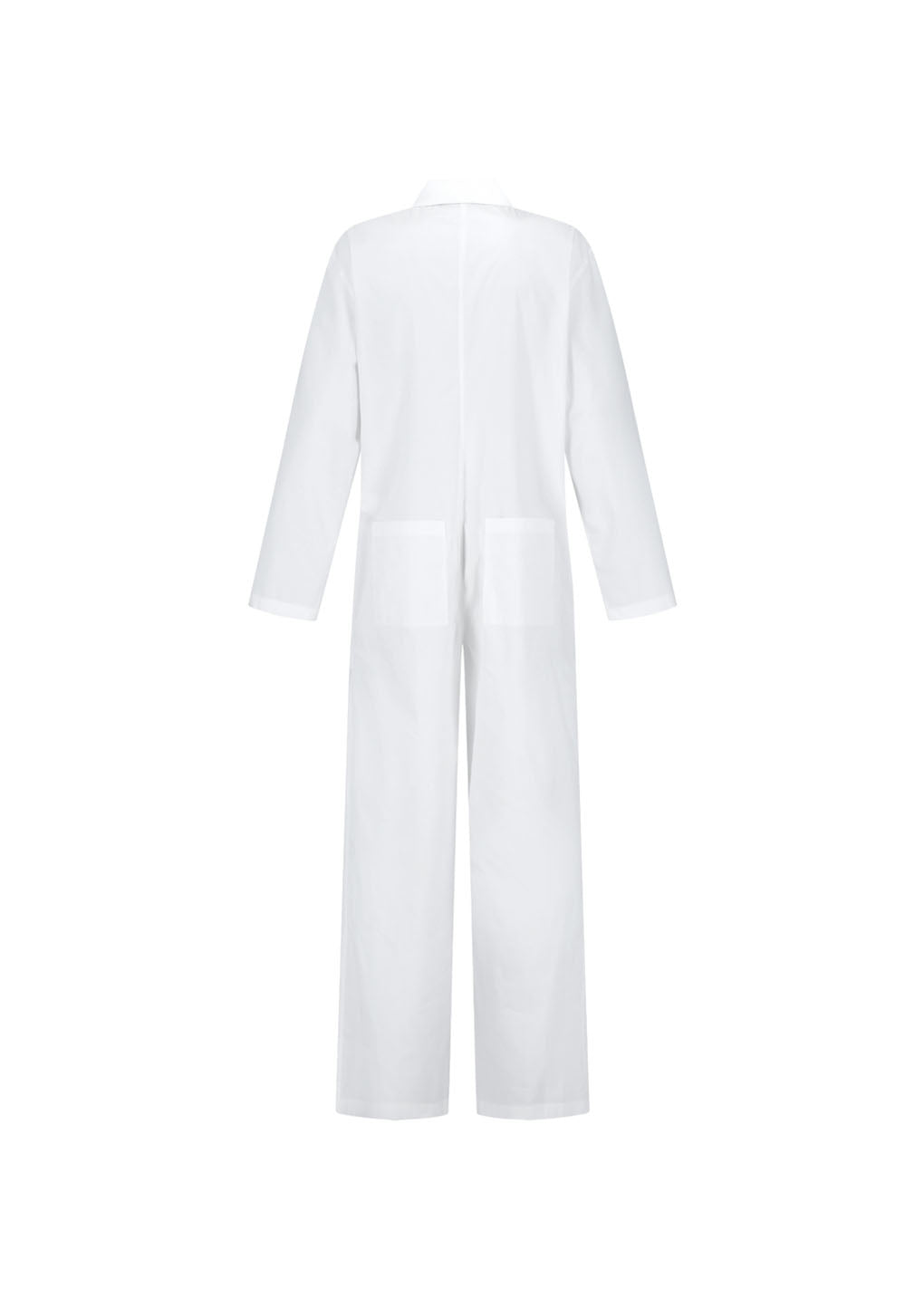 pocket jumpsuit, white