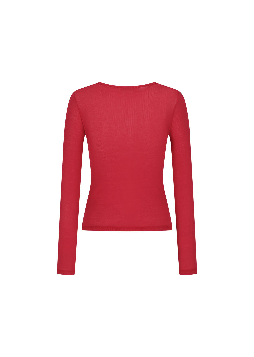 round t-shirt, red