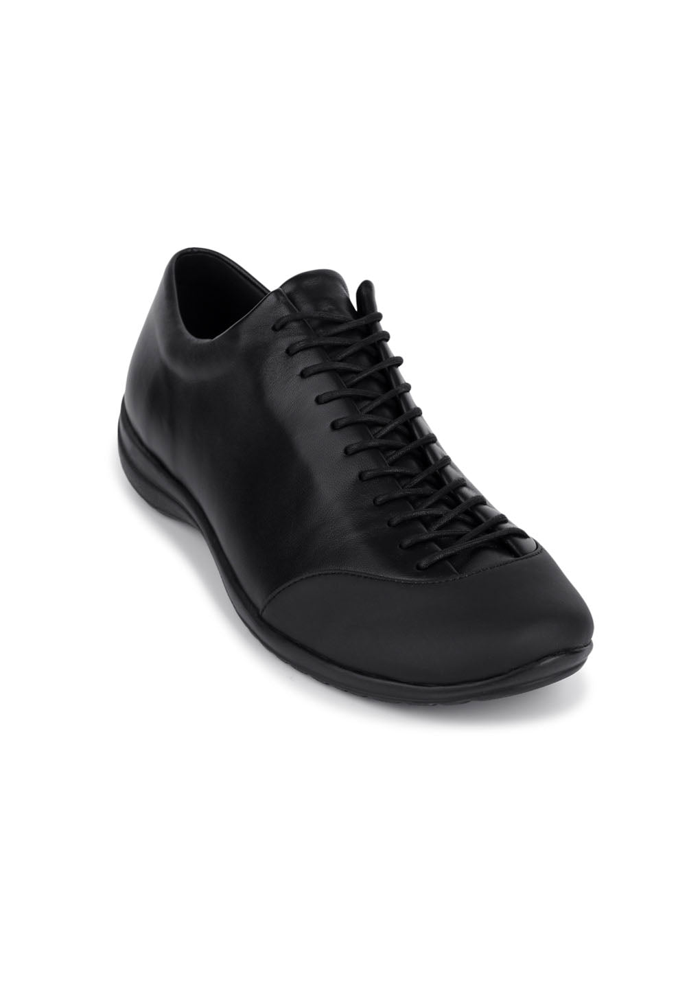 vibram lace-up sneakers, black
