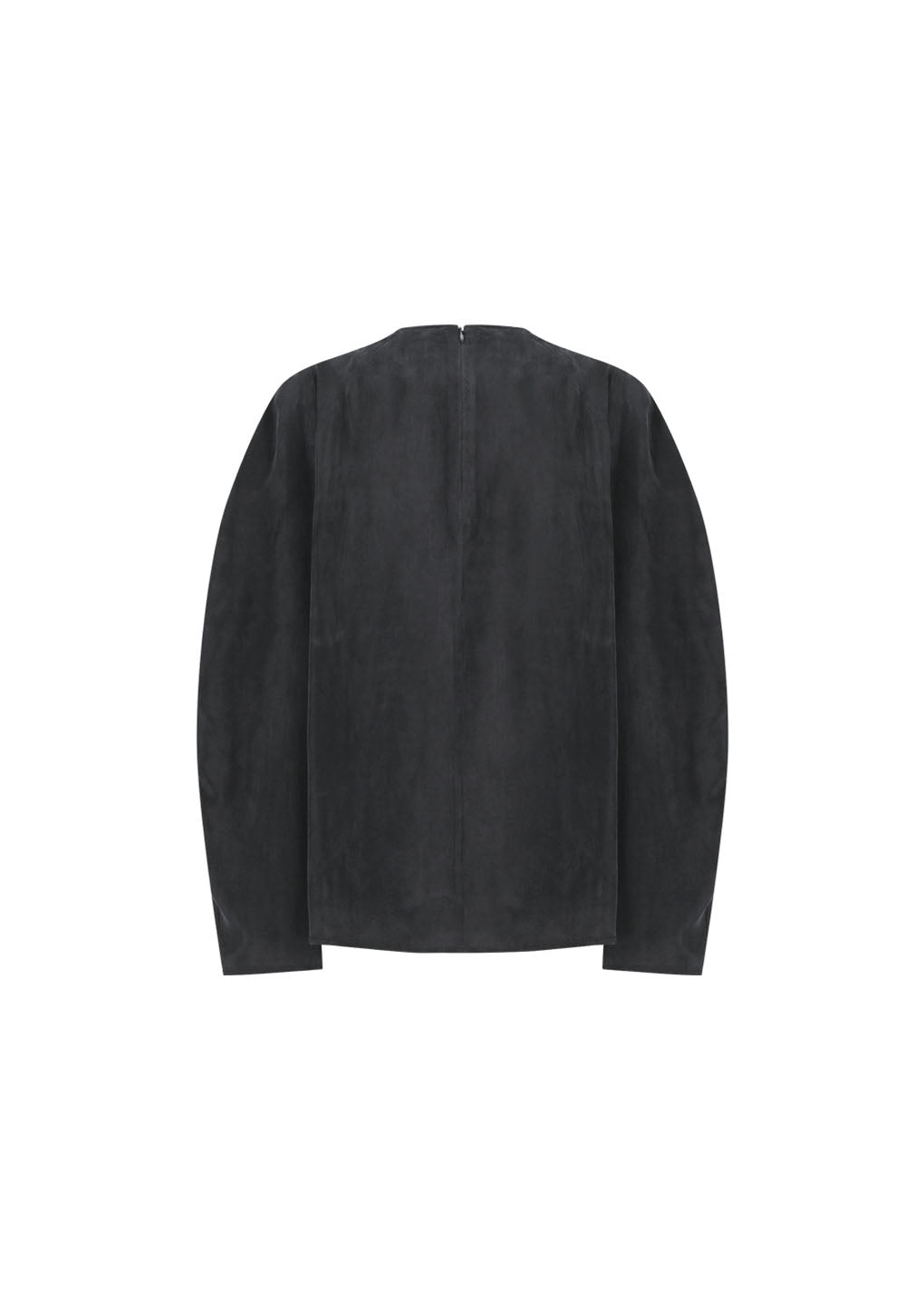 women's raglan cupro top, charcoal