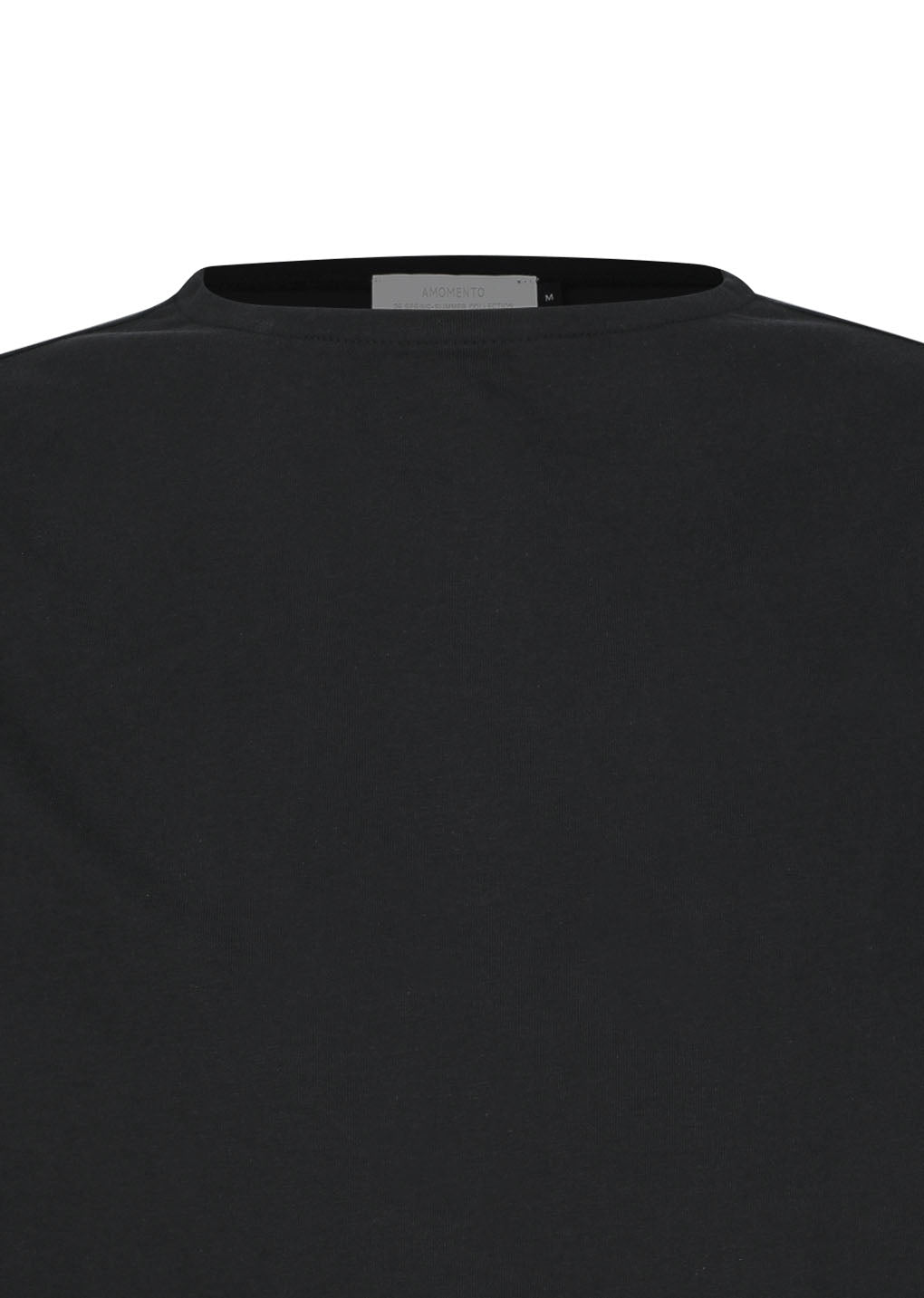 boat neck t-shirt, black