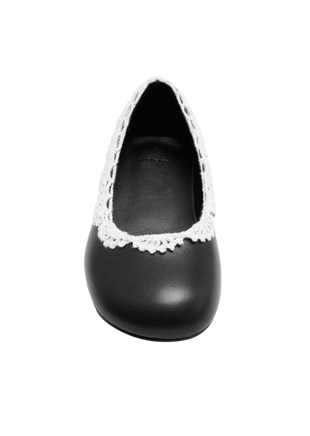 crochet lace flats, mix