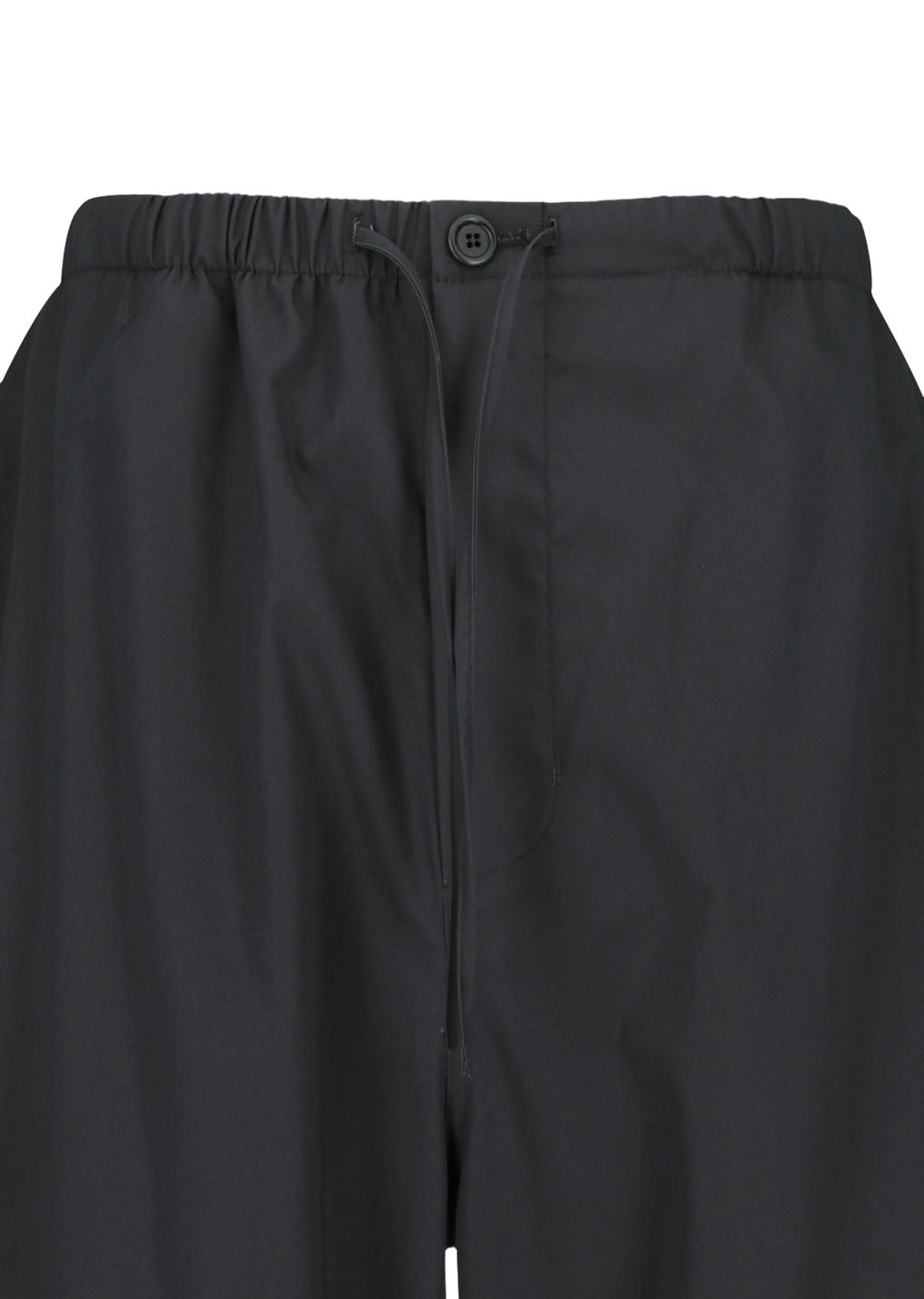 drawstring wide fatigue pants, charcoal
