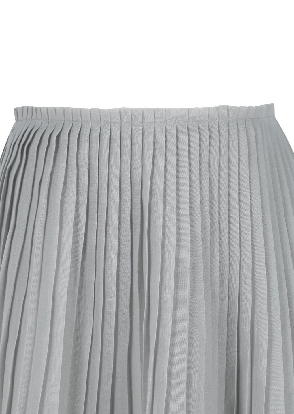 pleated midi skirt, grey