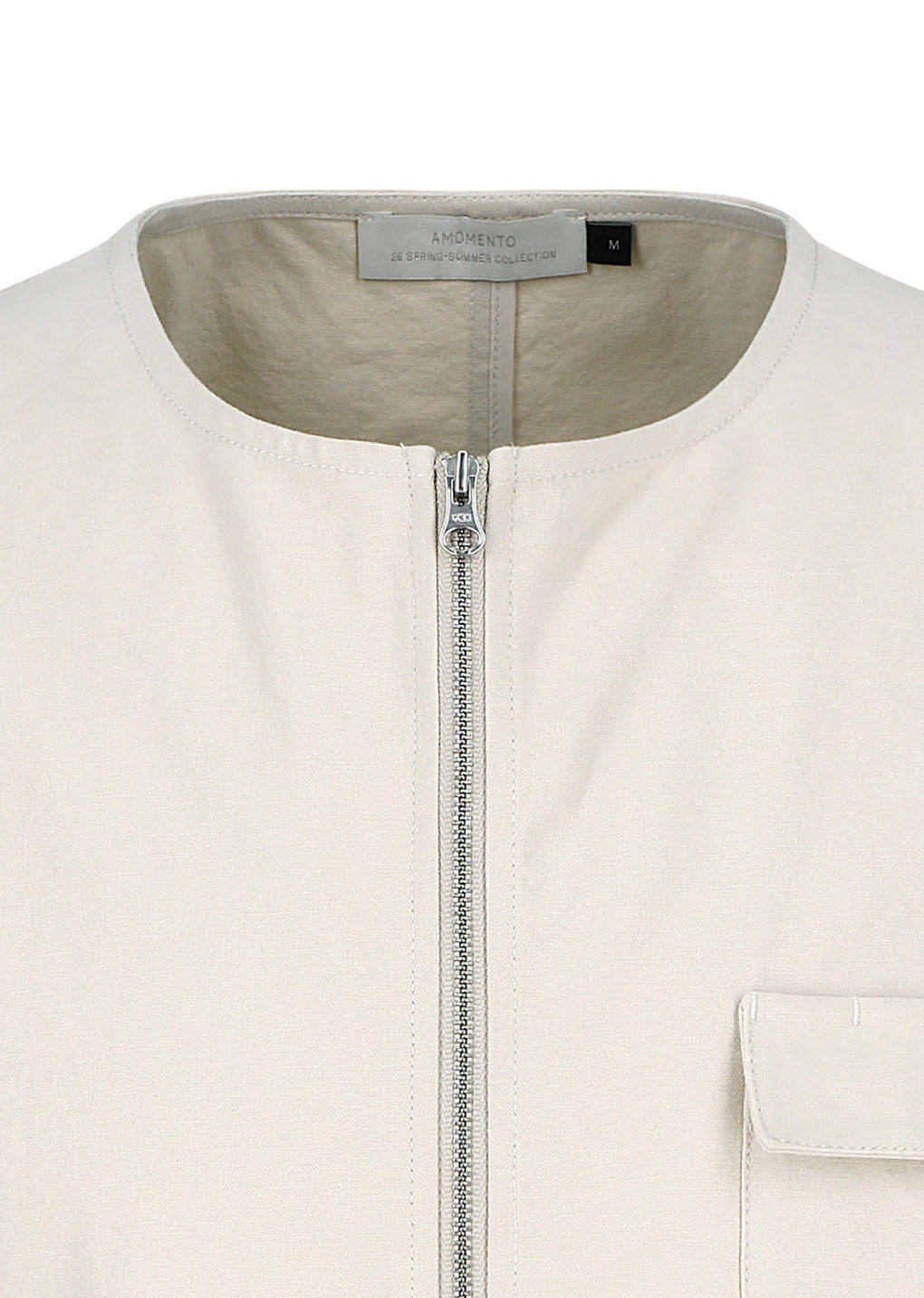 pocket vest, beige