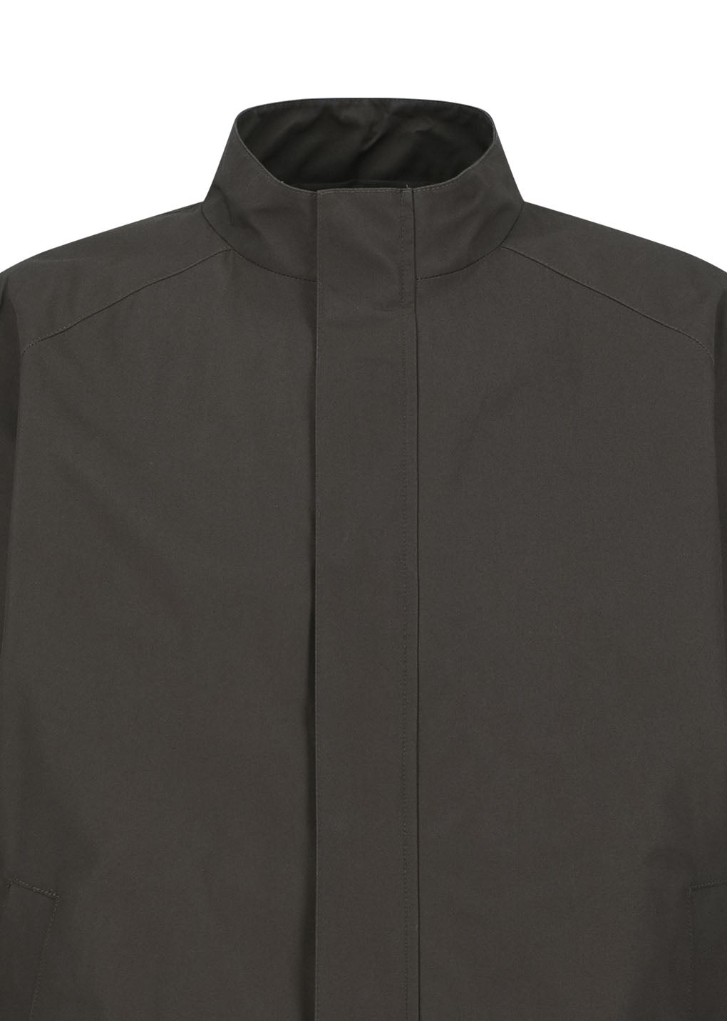 raglan cotton zip jumper, khaki