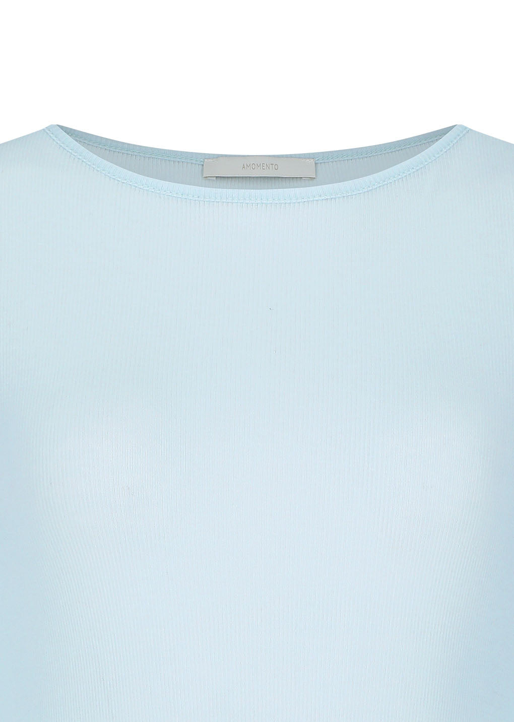 round t-shirt, light blue