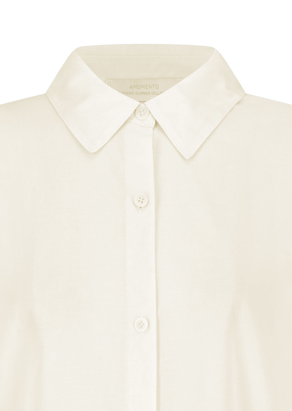 sheer cotton classic shirt, ivory