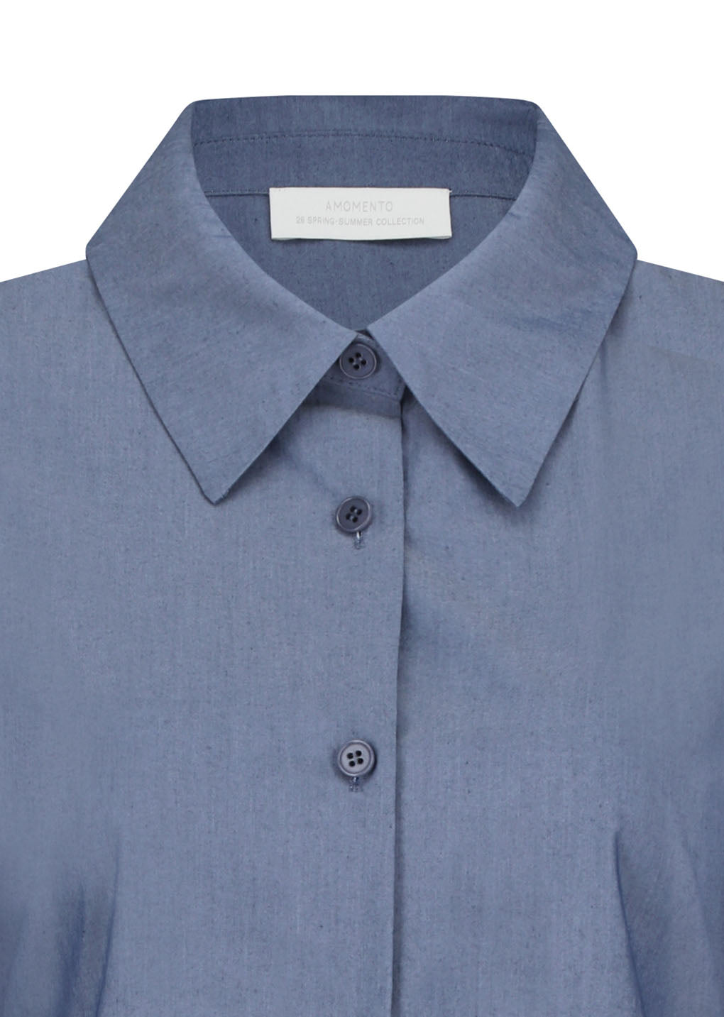 slim shirt, indigo