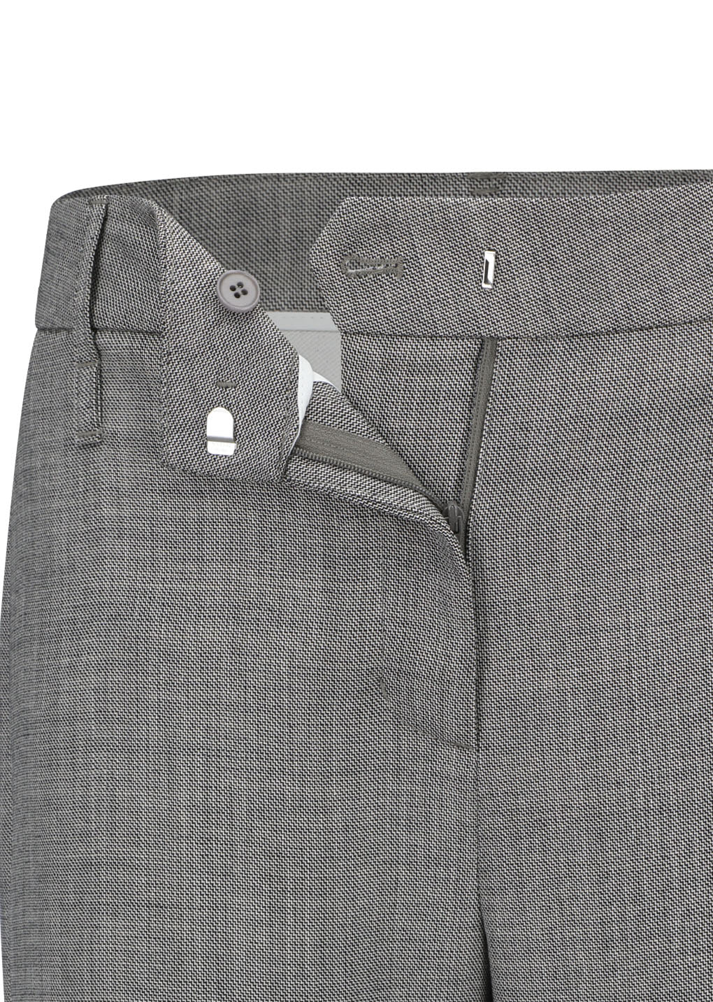 wool flared pants, grey beige