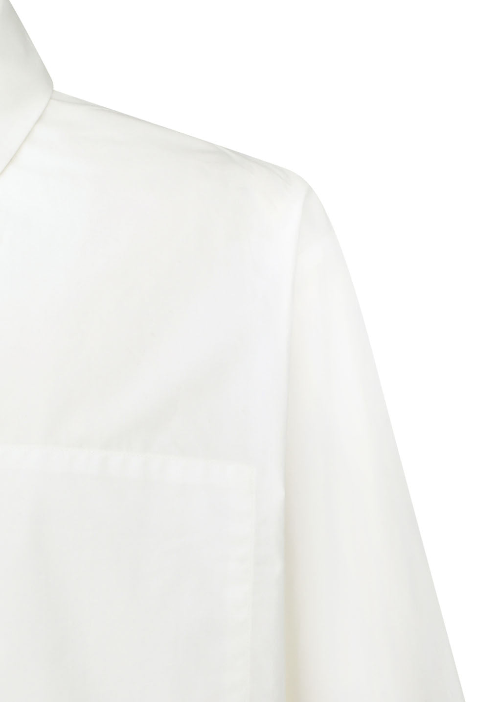 basic pocket shirt, ivory