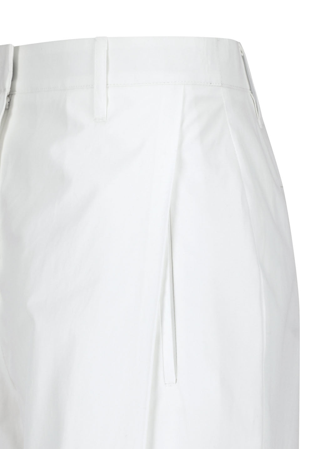 button garconne pants, white