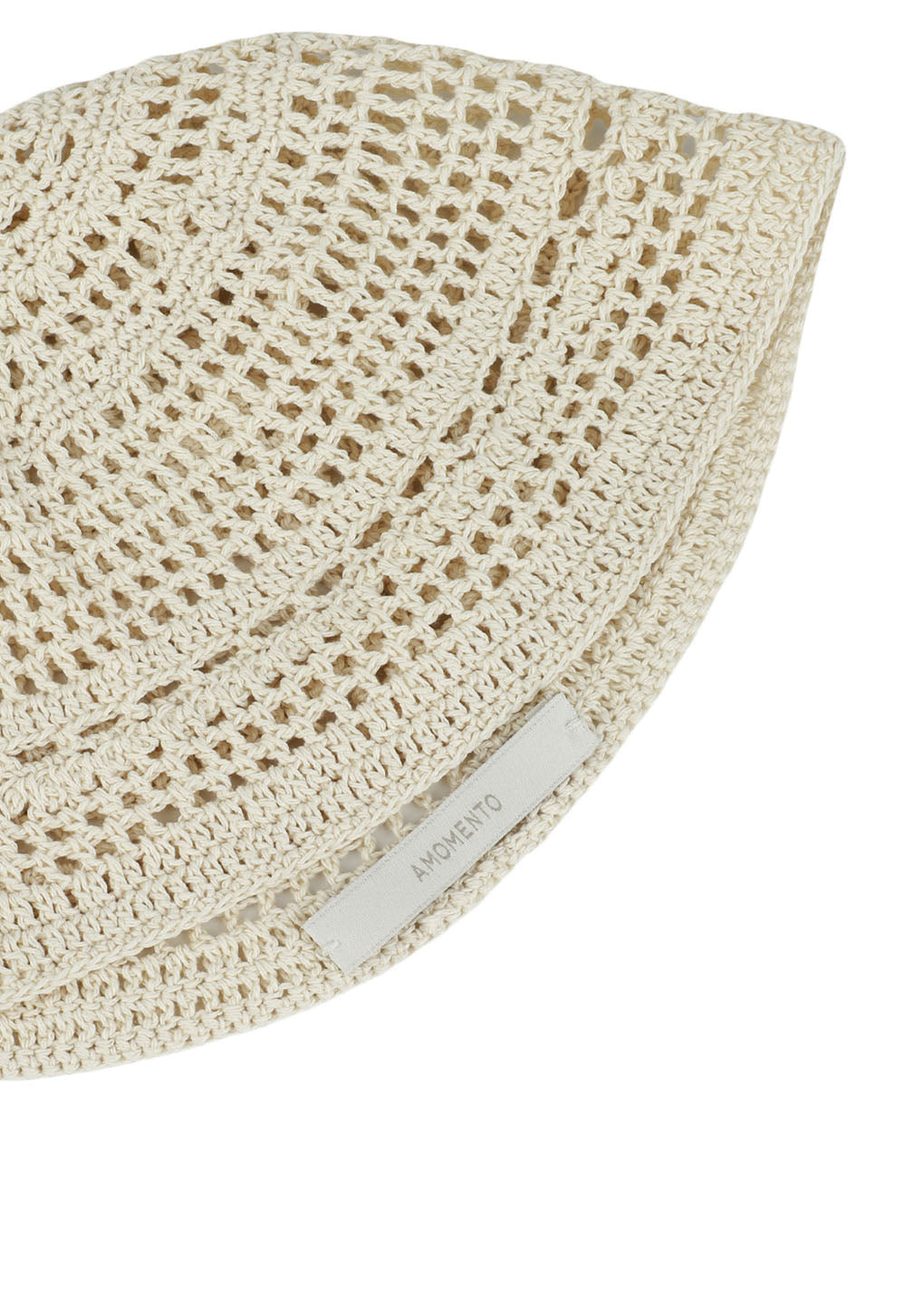 crochet beanie, beige