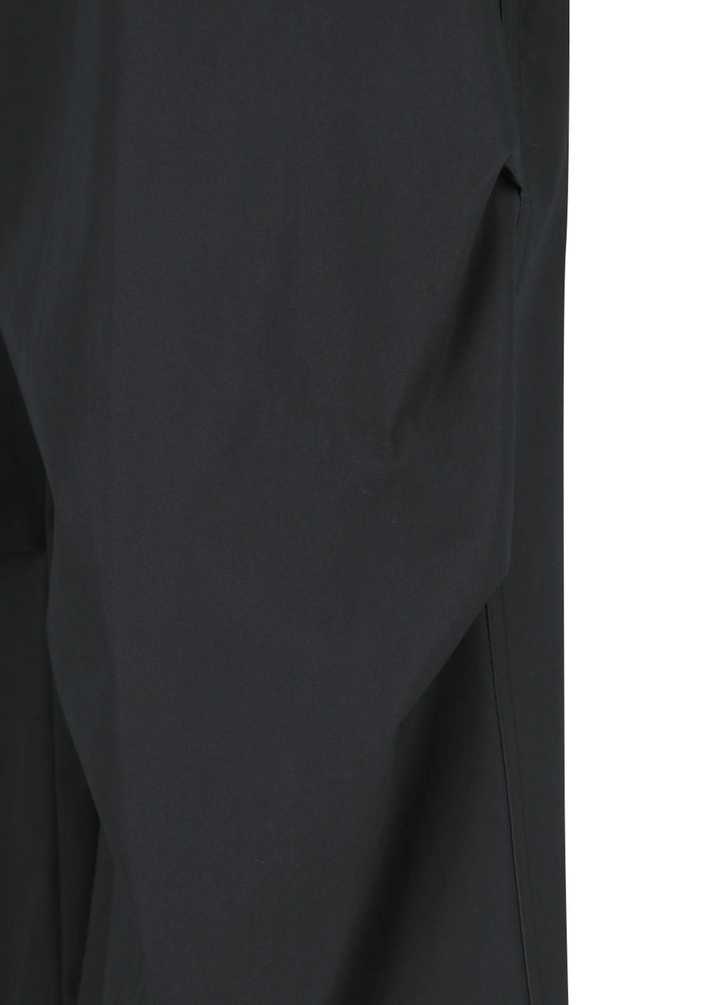 drawstring wide fatigue pants, charcoal