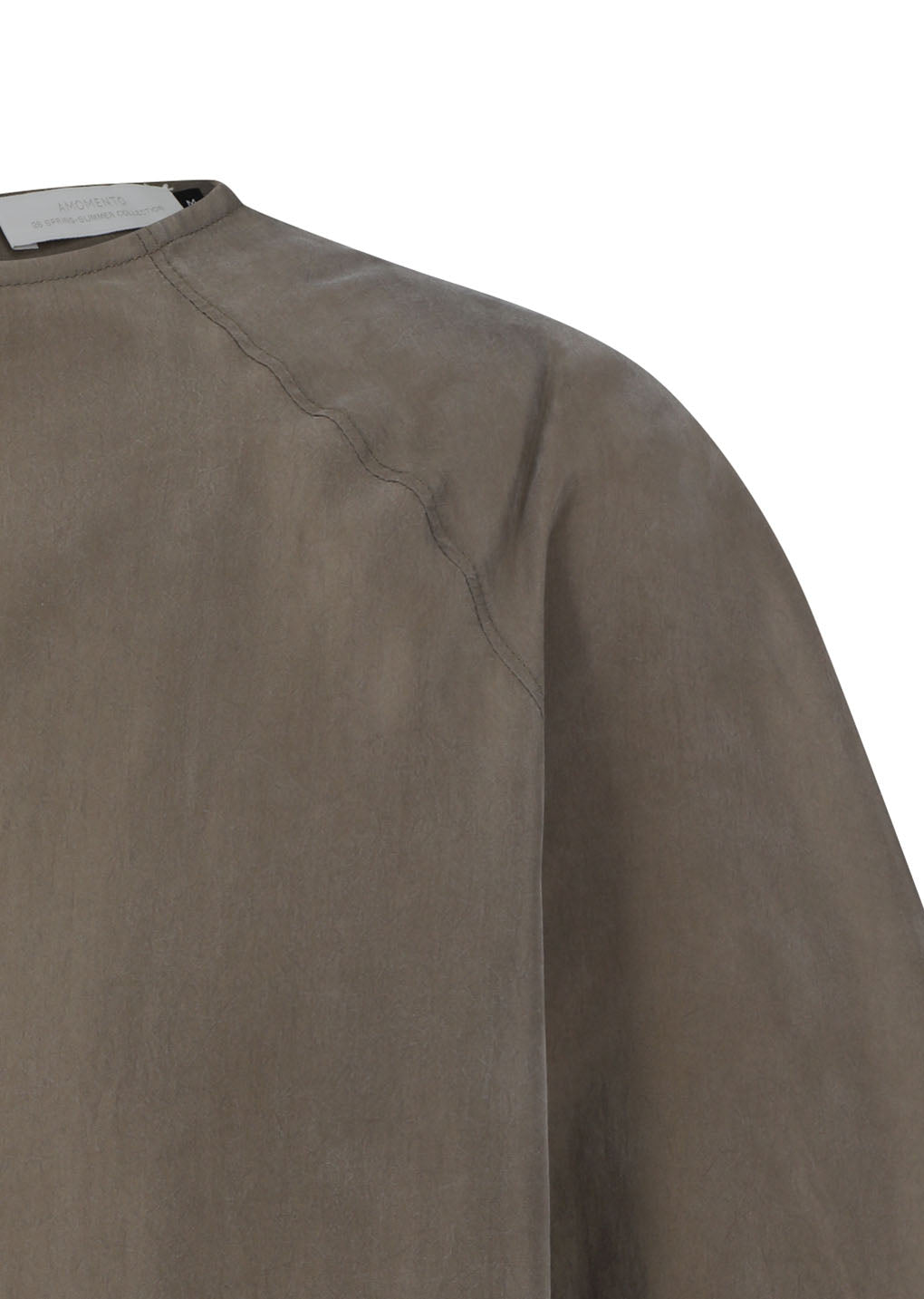 men's raglan cupro top, khaki