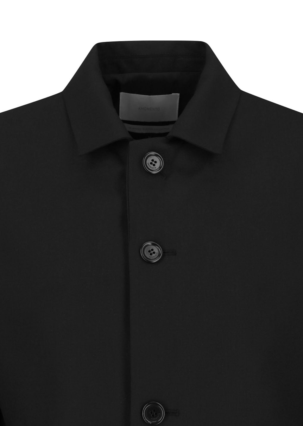 oversized wool jacket, black