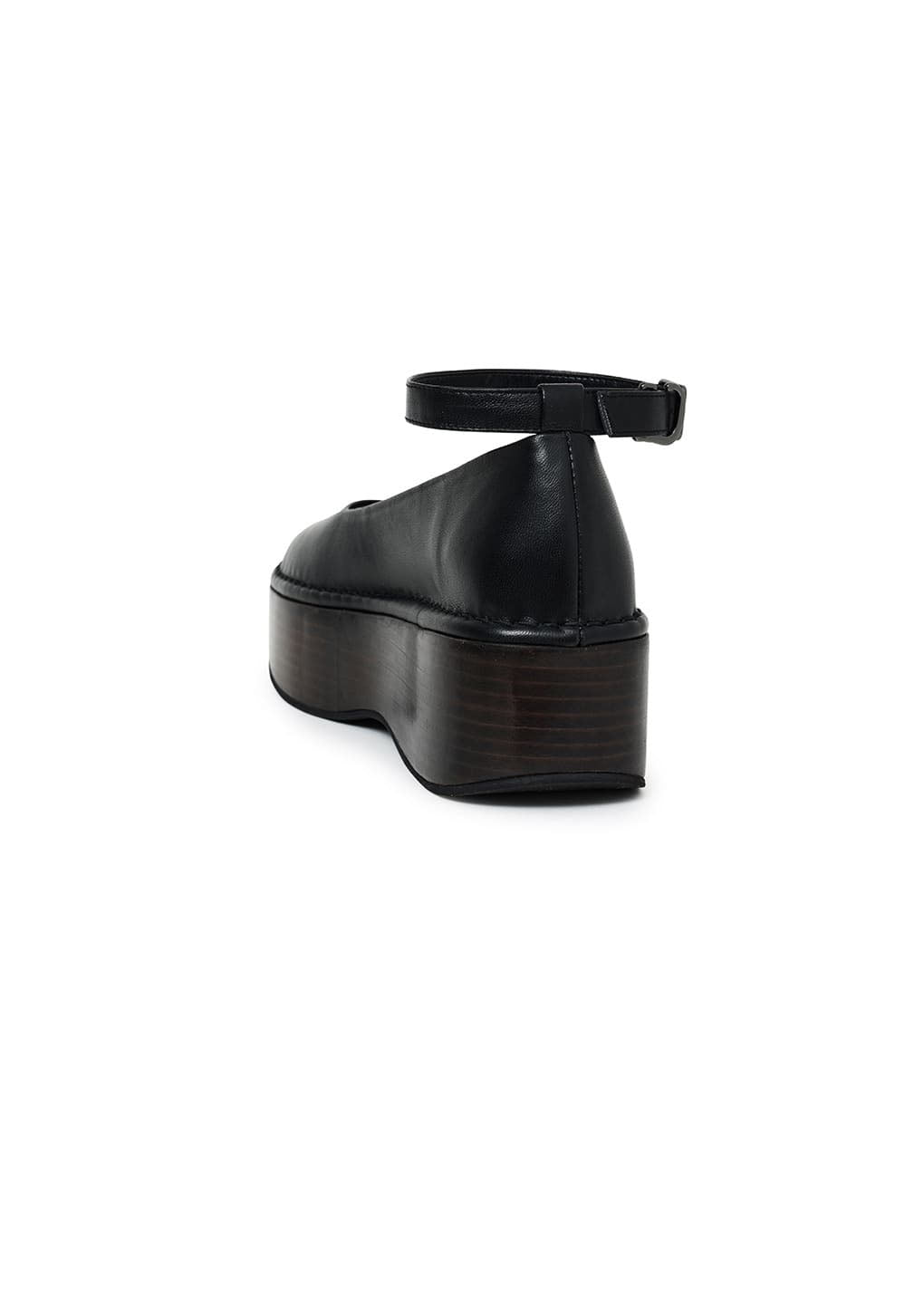 platform flats, black