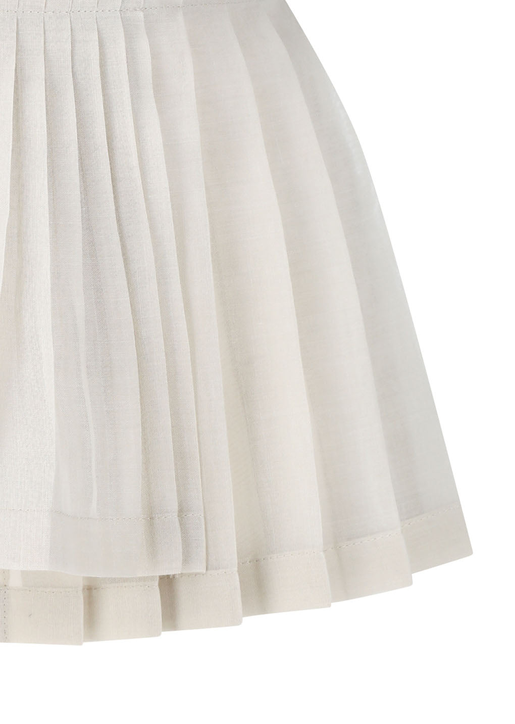 pleated belt, beige