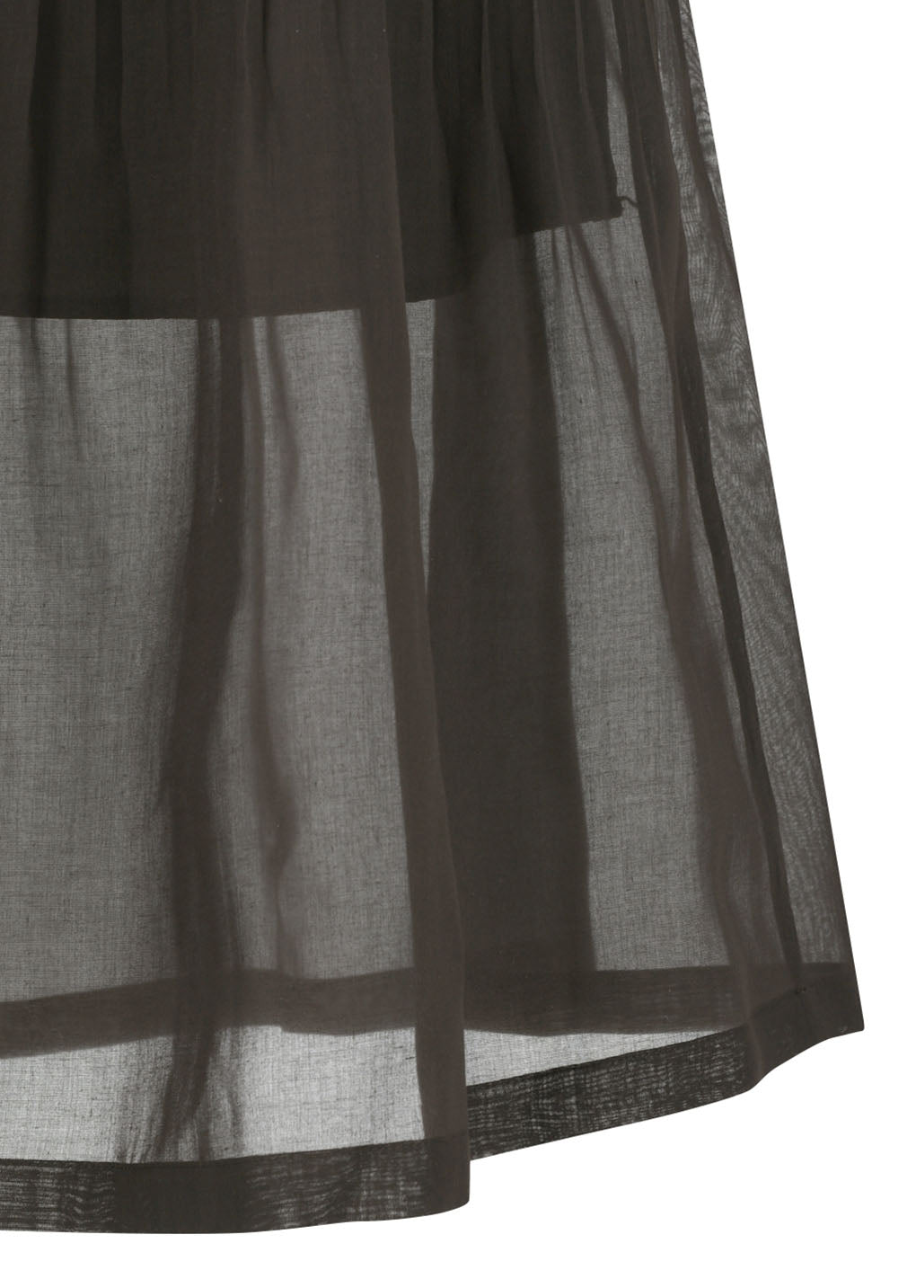 pleated midi skirt, brown