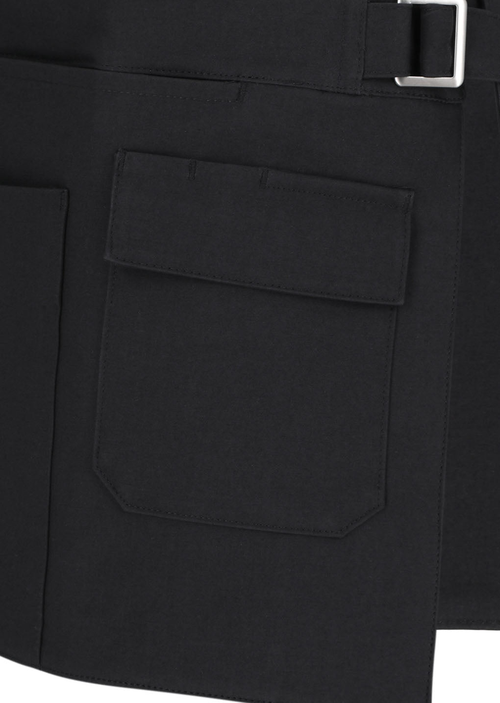 pocket apron, charcoal