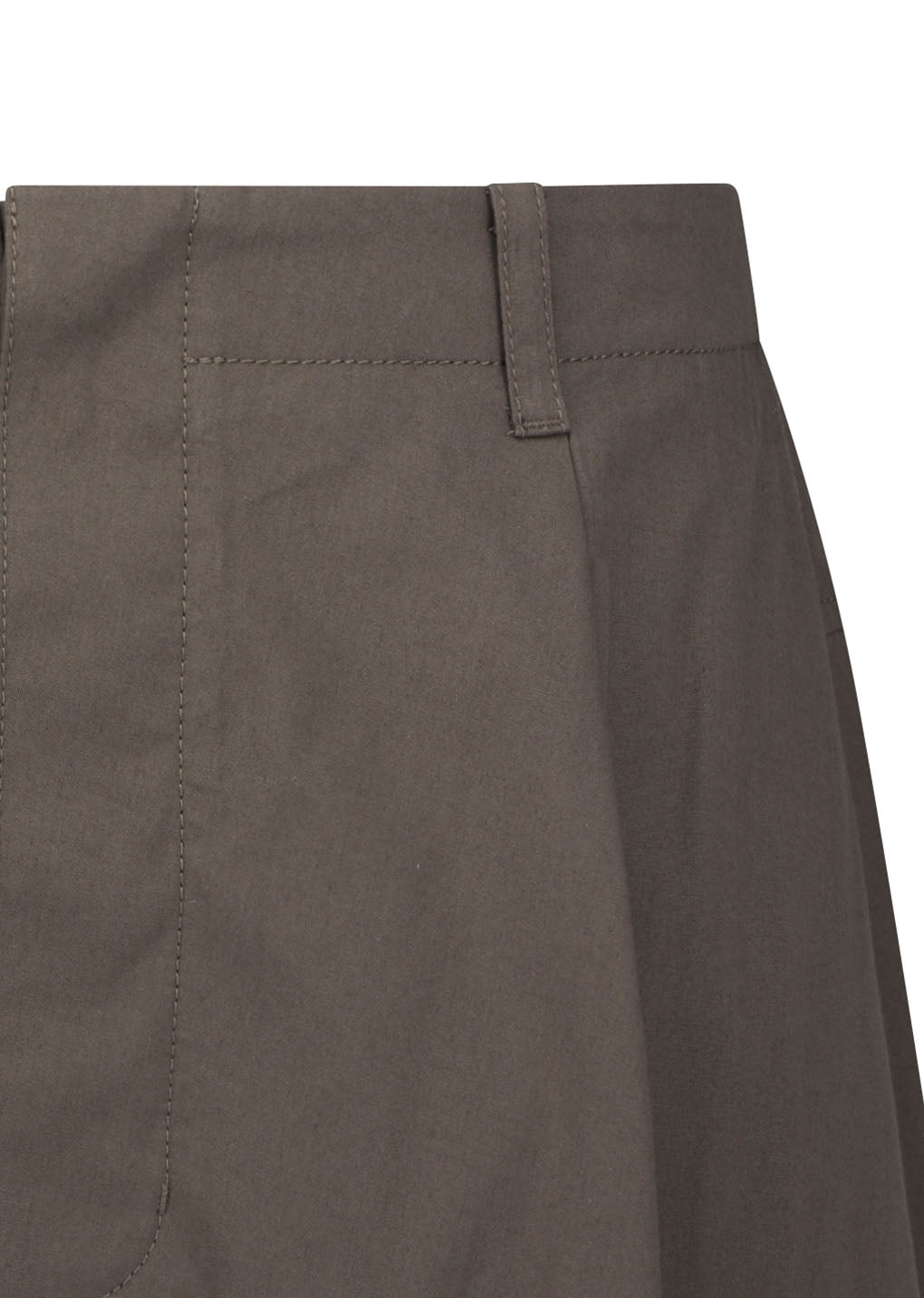 pocket banding pants, brown