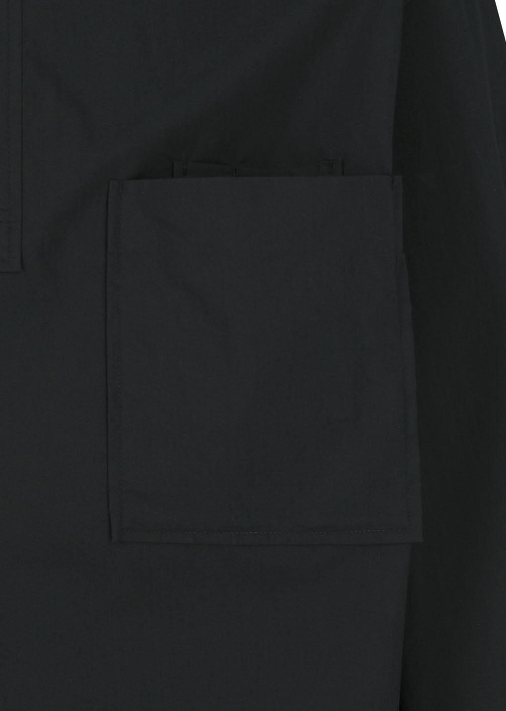 pocket pullover, black