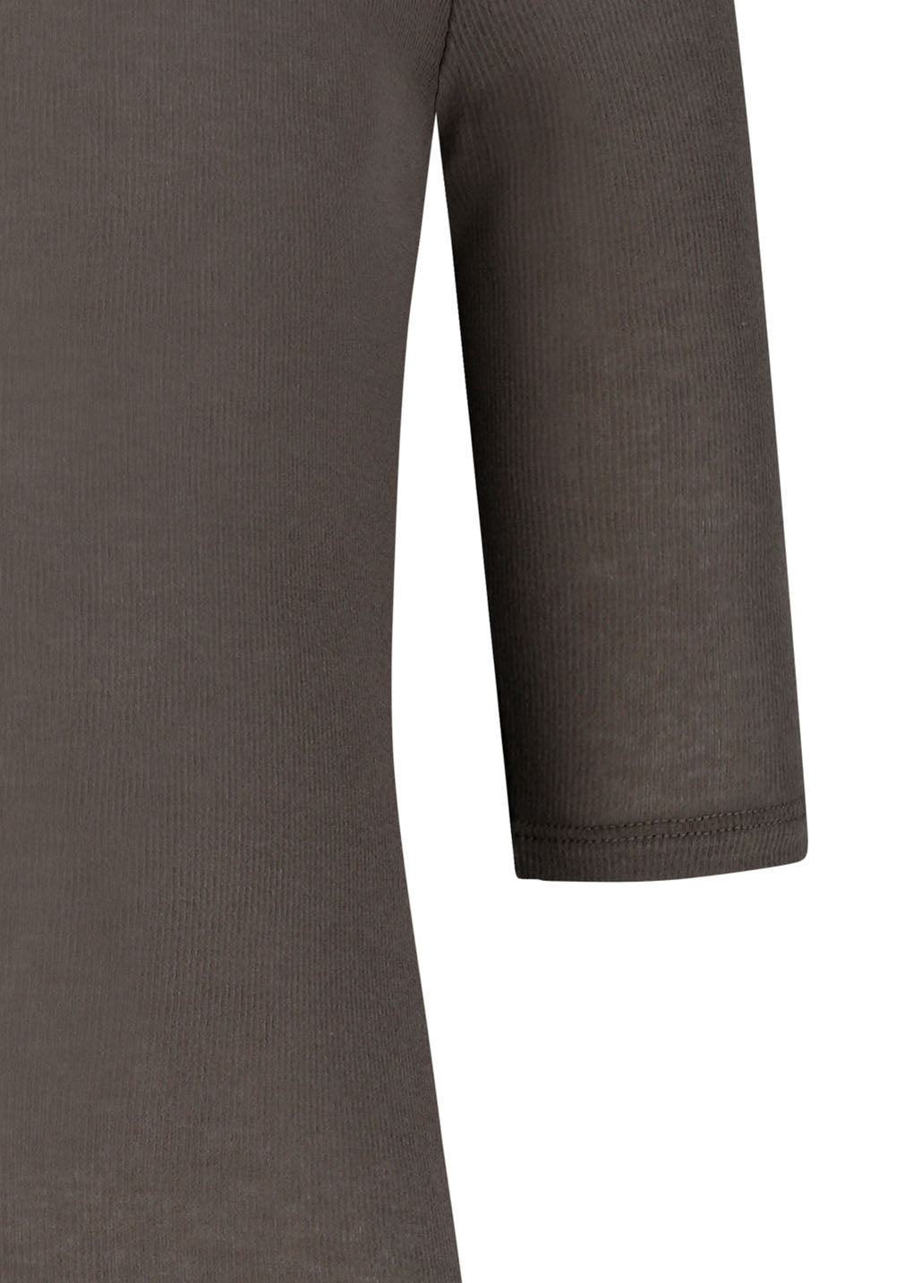 round short sleeve t-shirt, brown