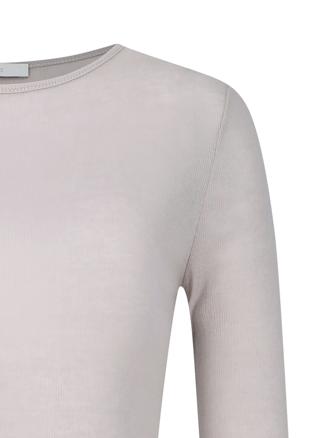 round t-shirt, beige