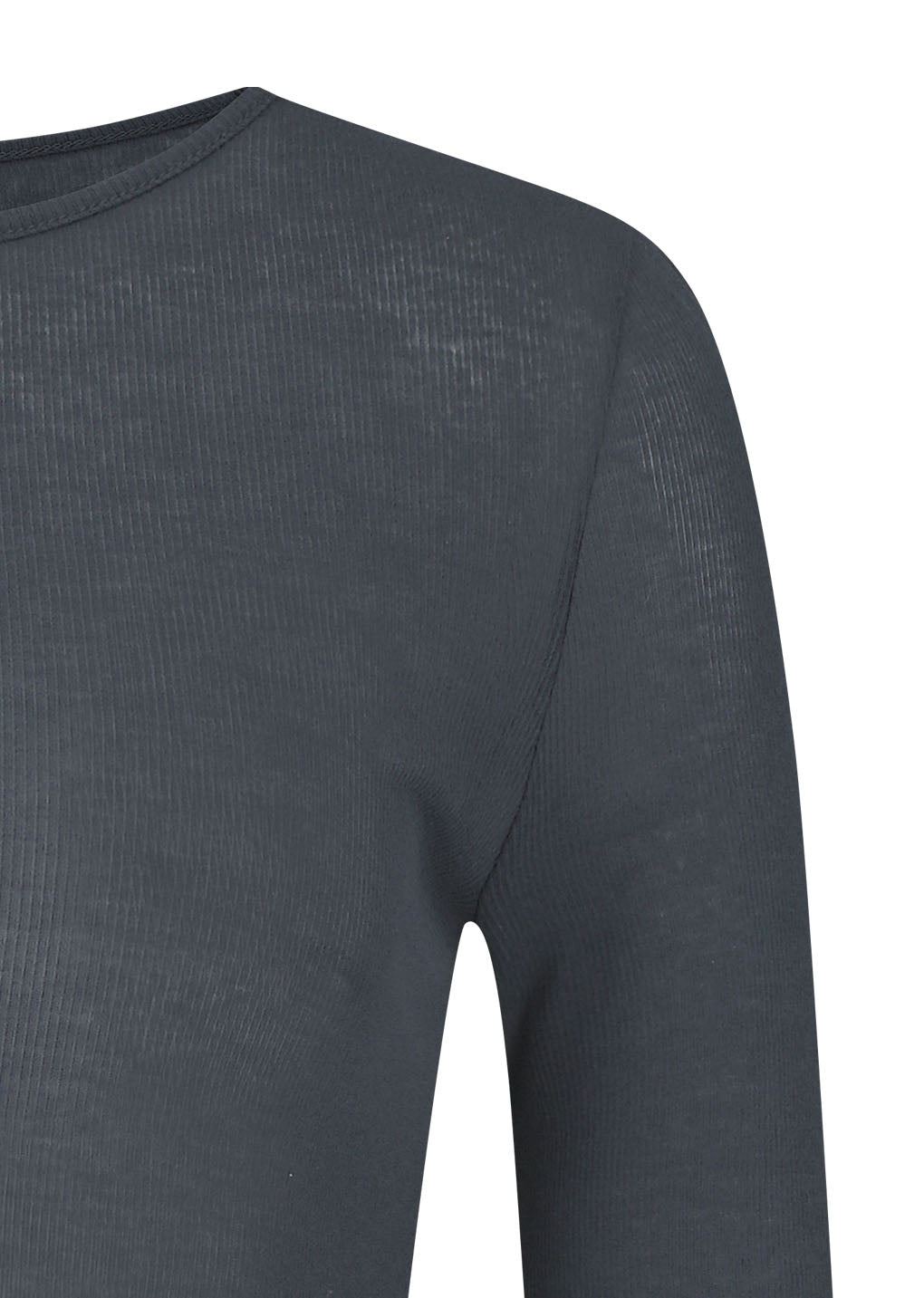 round t-shirt, charcoal