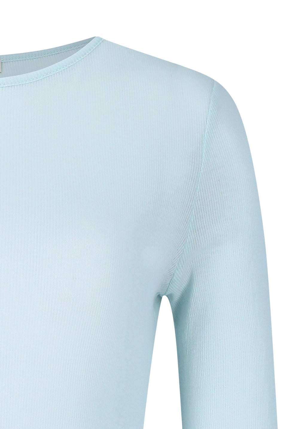 round t-shirt, light blue