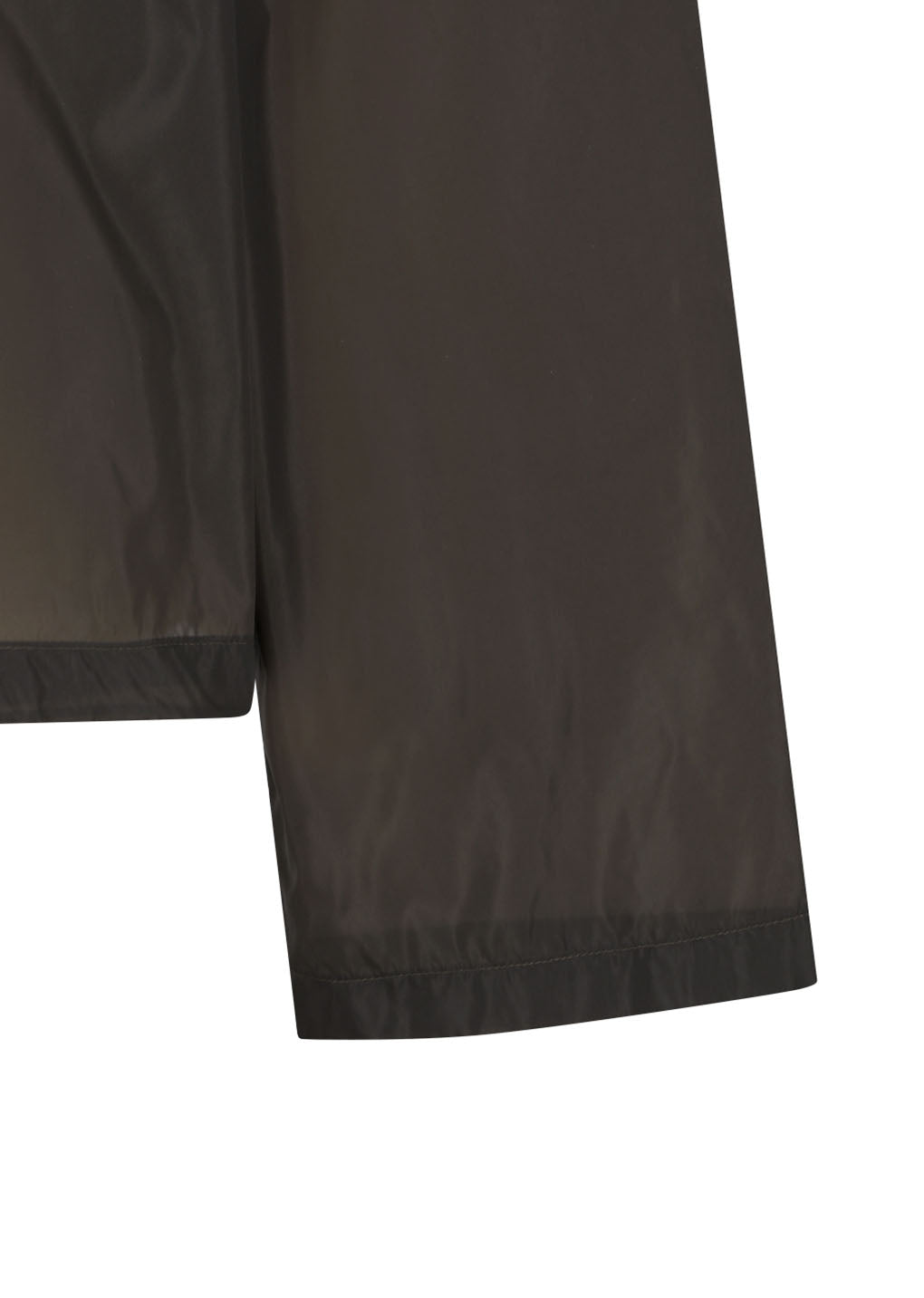 sheer hoodie anorak, brown