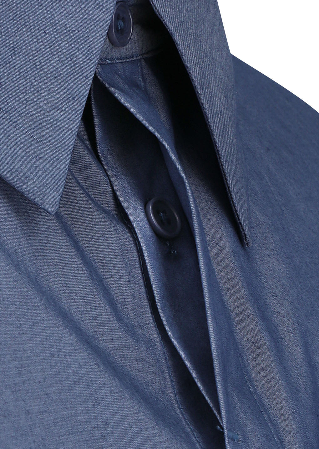 square pocket oversized shirt, indigo