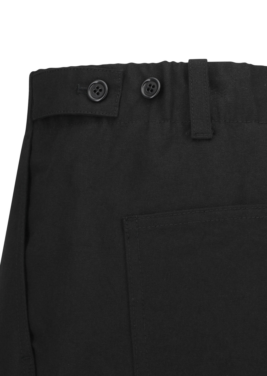 men's pocket work trousers, black