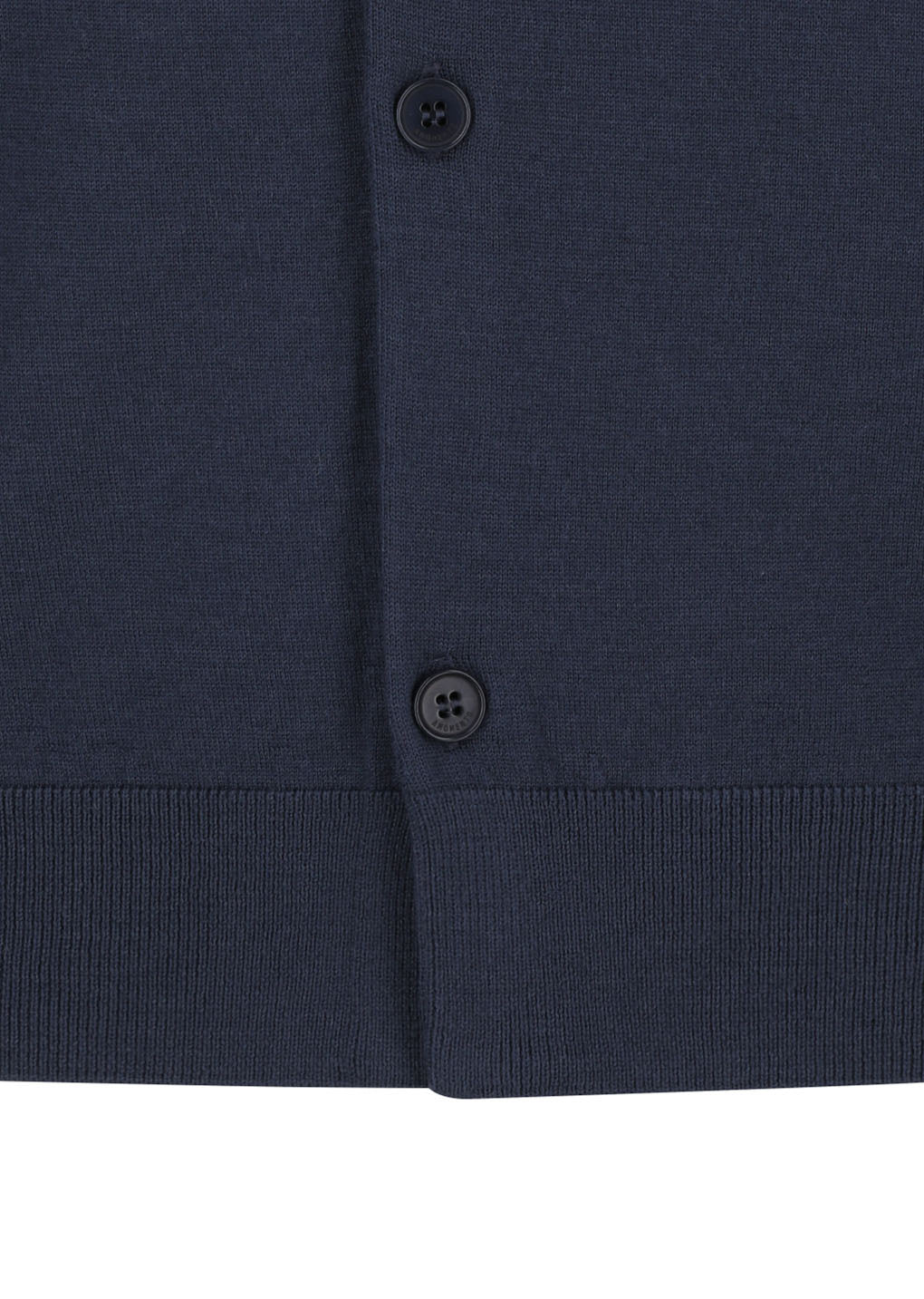 men's wool cardigan, navy