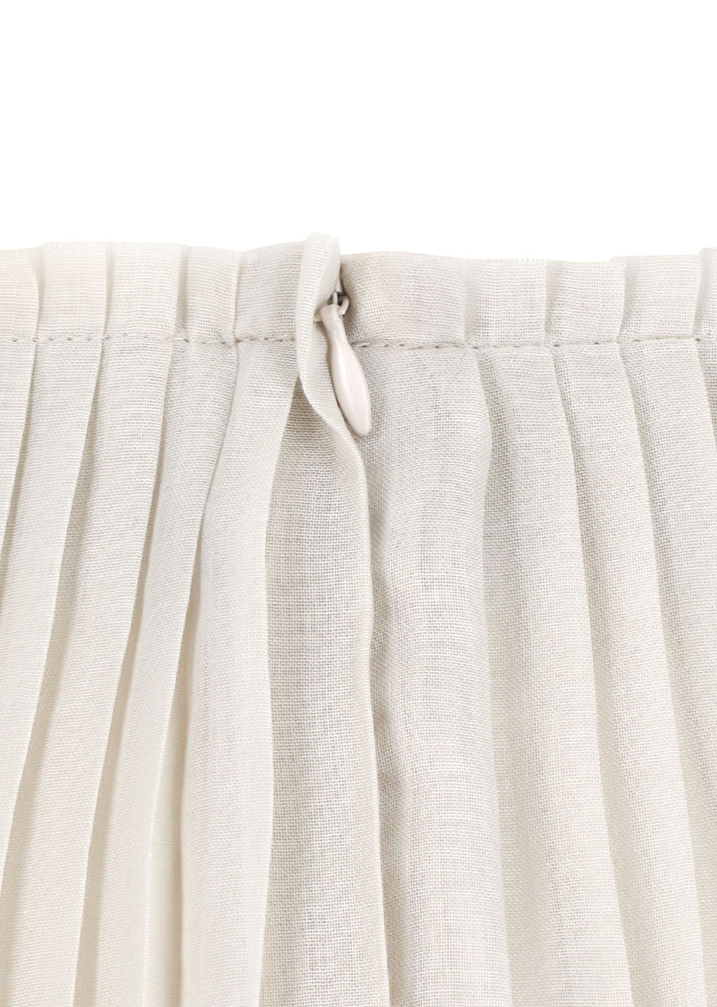 pleated midi skirt, beige
