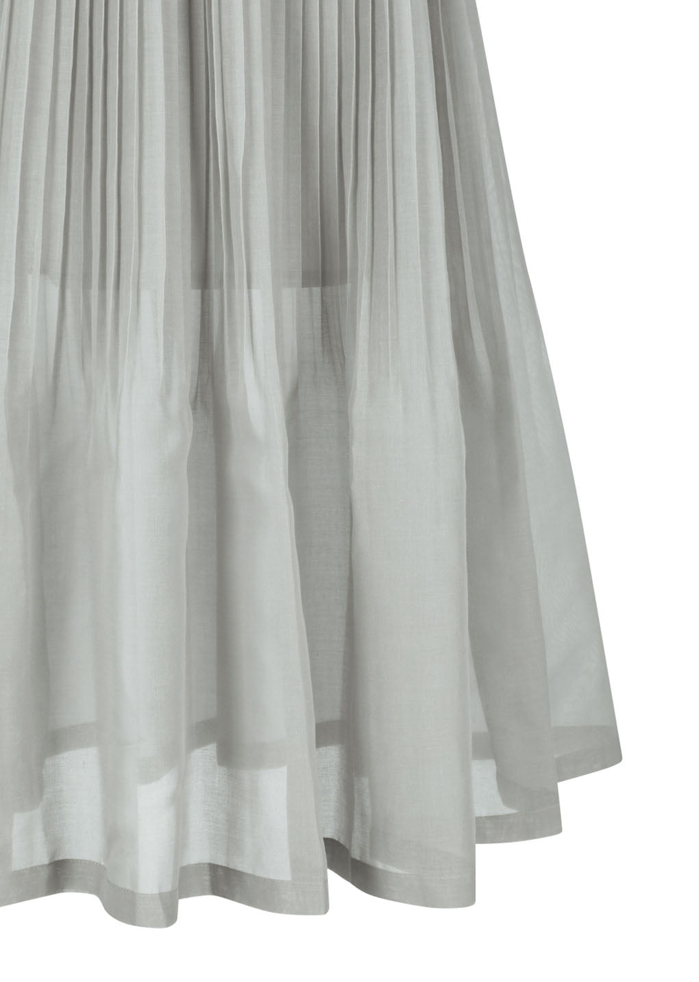 pleated sleeveless dress, grey