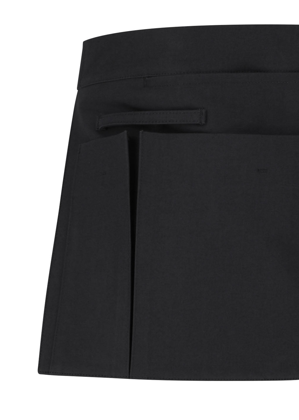 pocket apron, charcoal